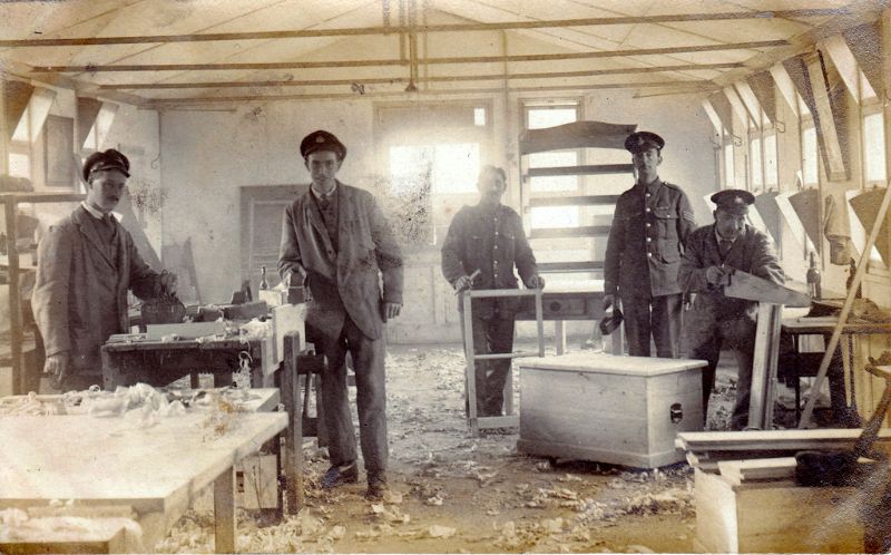 #31 In the carpenters’ shop, Addington Park Military Hospital, London