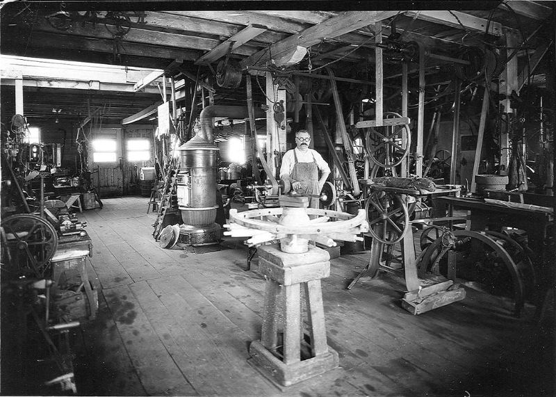 #32 A blacksmith shop in Laurel, Iowa