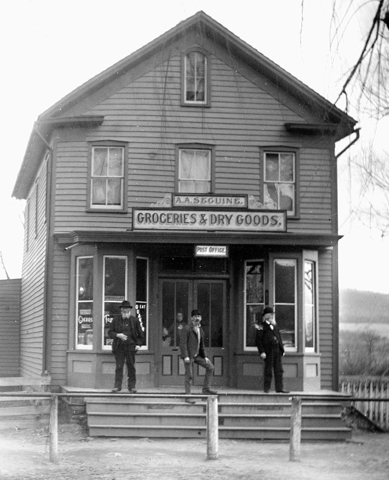 #5 Men on Grocery Store Porch, 1900
