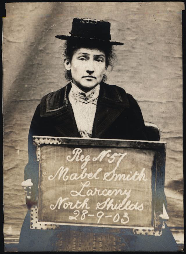 #11 Mabel Smith arrested for larceny, 28th September 1903.