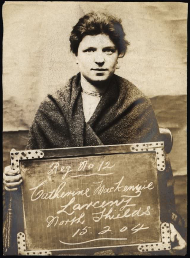 #4 Catherine Mackenzie arrested for larceny, 15th February 1904.