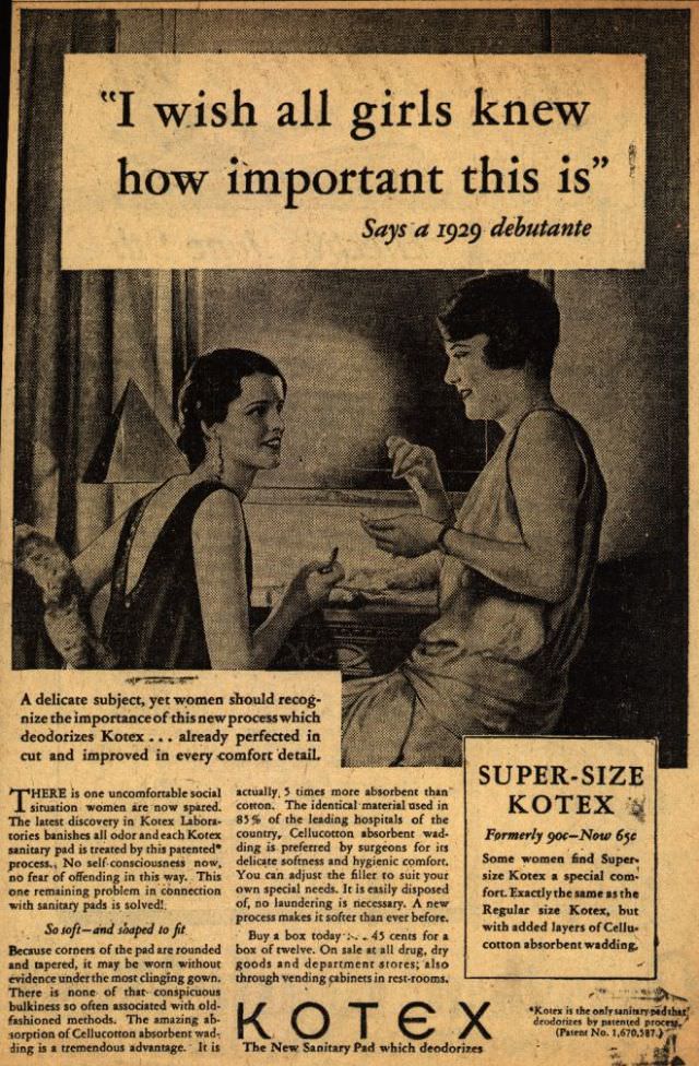 The Hilarious and Eye-Opening World of Early 20th-Century Feminine Hygiene Ads Vintage Ads