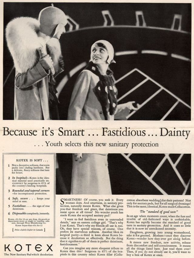 The Hilarious and Eye-Opening World of Early 20th-Century Feminine Hygiene Ads Vintage Ads