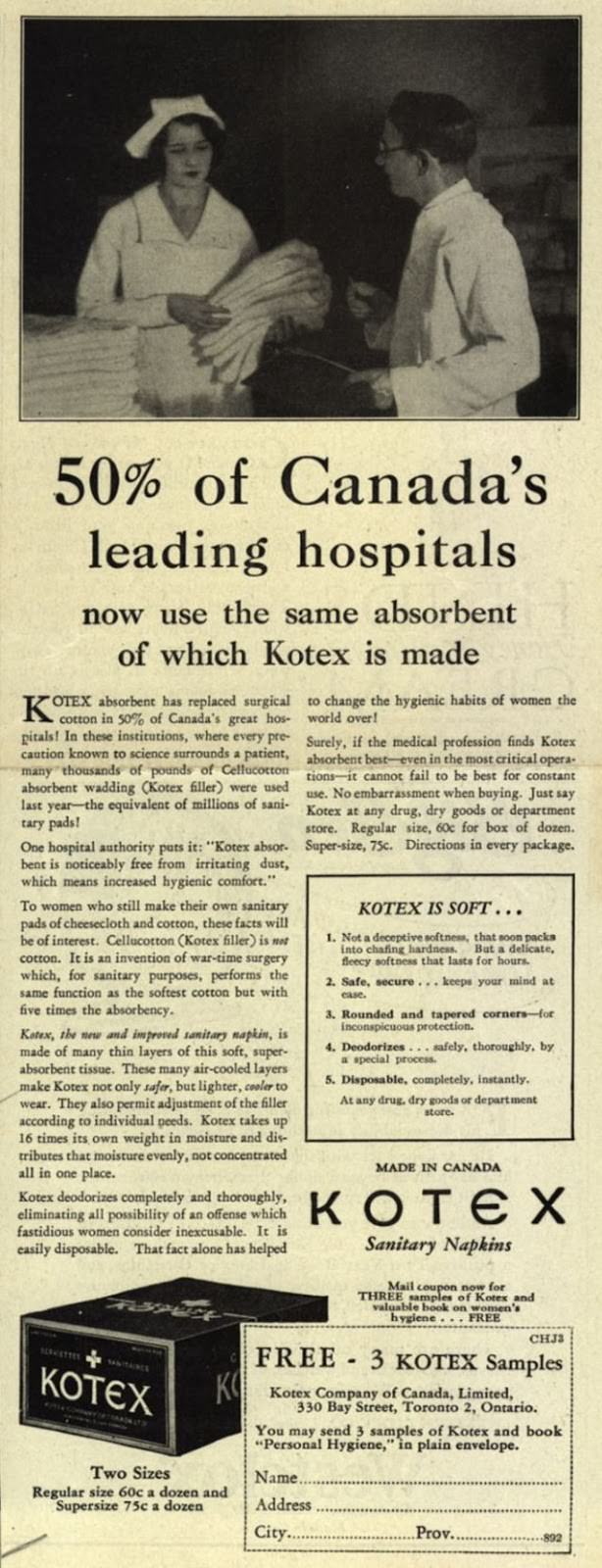 The Hilarious and Eye-Opening World of Early 20th-Century Feminine Hygiene Ads Vintage Ads