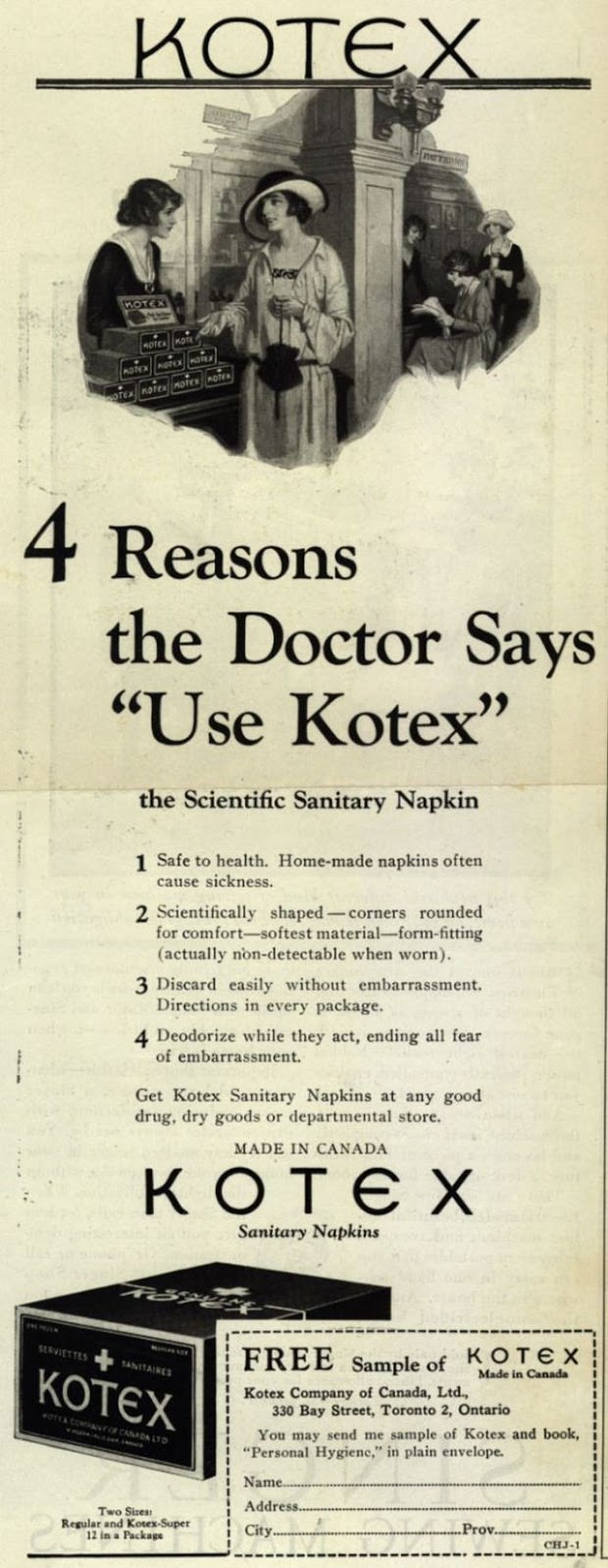 The Hilarious and Eye-Opening World of Early 20th-Century Feminine Hygiene Ads Vintage Ads