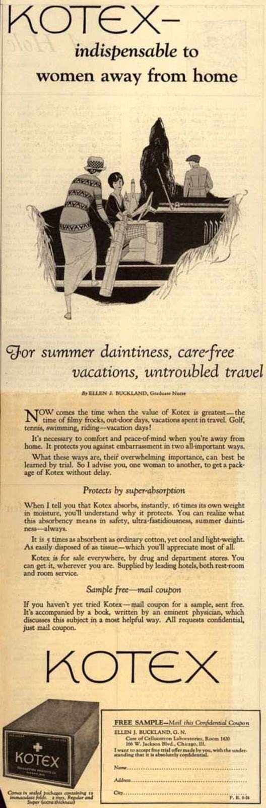 The Hilarious and Eye-Opening World of Early 20th-Century Feminine Hygiene Ads Vintage Ads