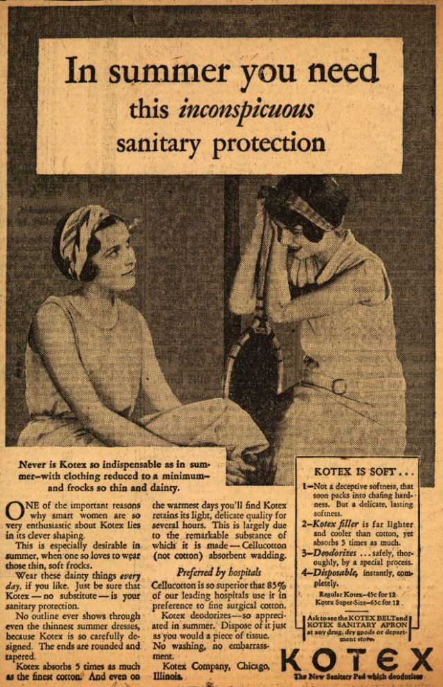 The Hilarious and Eye-Opening World of Early 20th-Century Feminine Hygiene Ads Vintage Ads