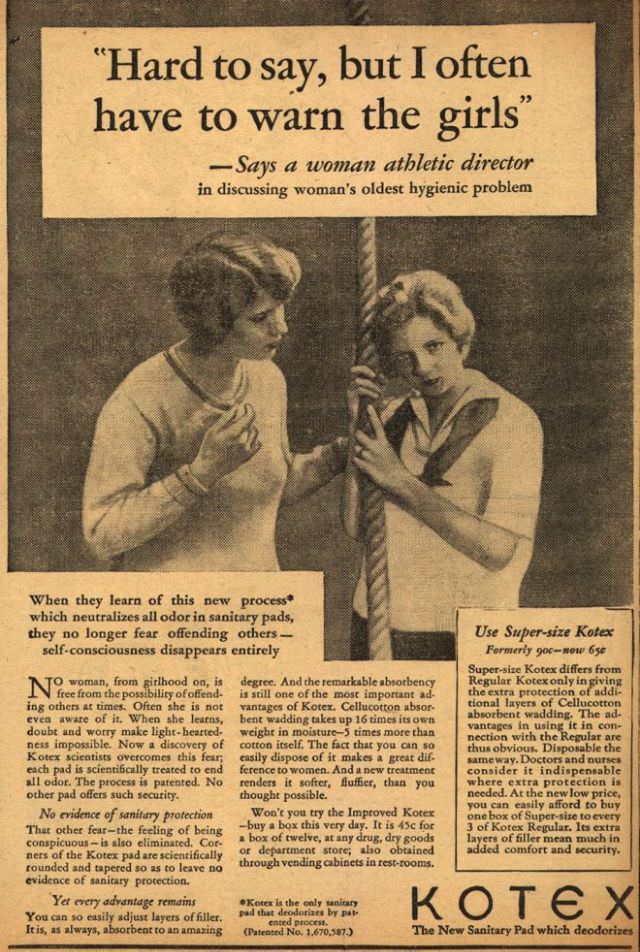 The Hilarious and Eye-Opening World of Early 20th-Century Feminine Hygiene Ads Vintage Ads