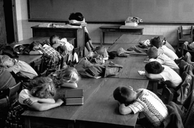 #15 Nap-time on the first day in 1949