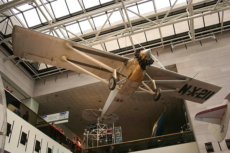 #31 The Spirit of St. Louis on display in the National Air and Space Museum.