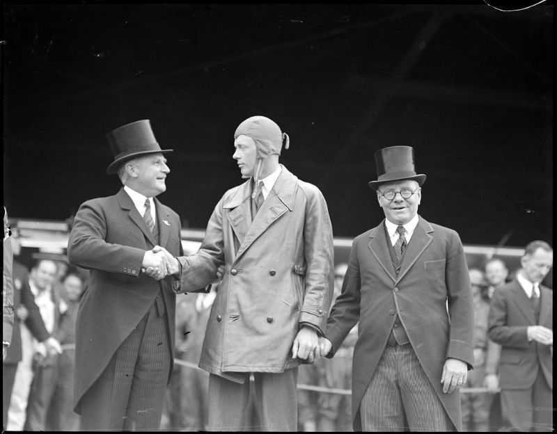 #13 Lindbergh, Gov. Fuller and Mayor Nichols.