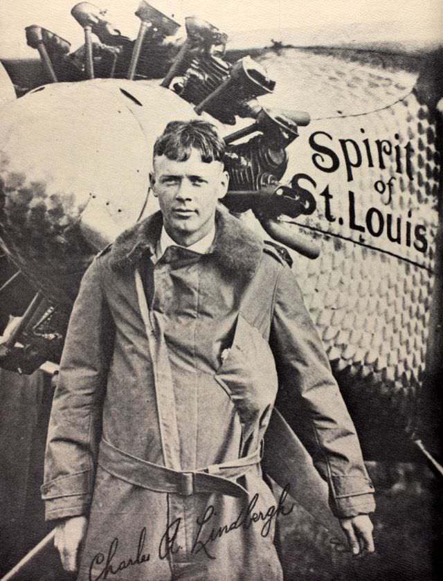 #3 Charles Lindbergh became the first man to fly the Atlantic solo on May 21, 1927.