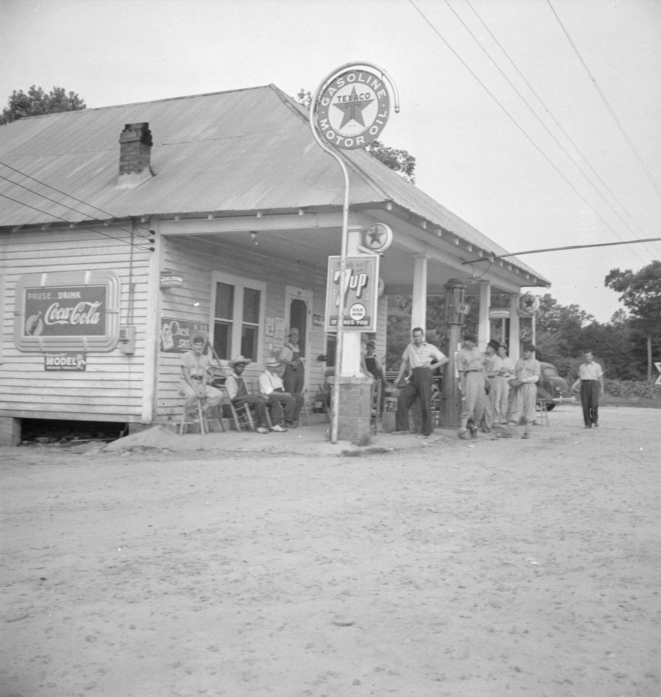 #56 Community Gathering at North Carolina Gas Station on Fourth of July