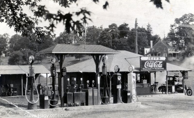 #85 Jeff’s Texaco in the Newburgh, New York area, 1924.