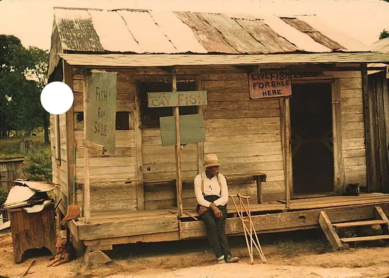 #1 Live fish for sale in Natchitoches, LA, 1940.