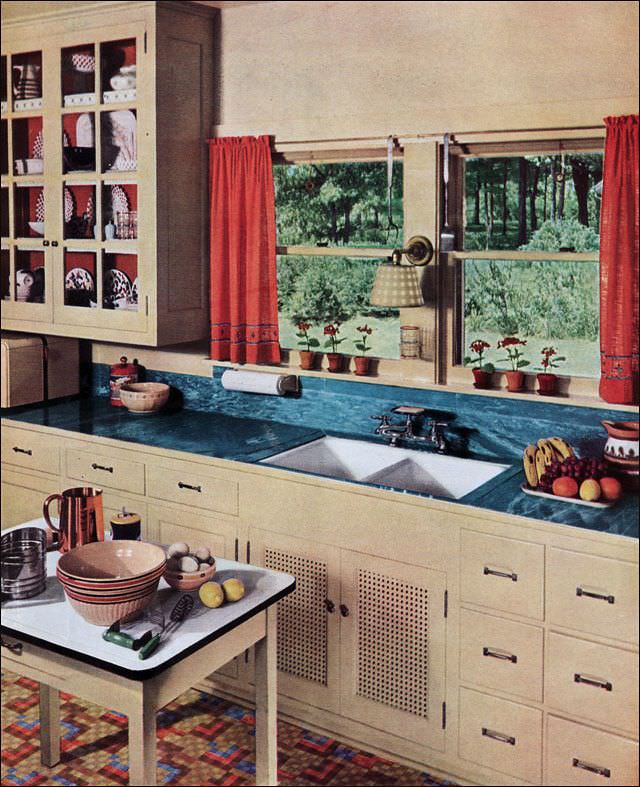 #26 Kitchen with linoleum counter, 1936
