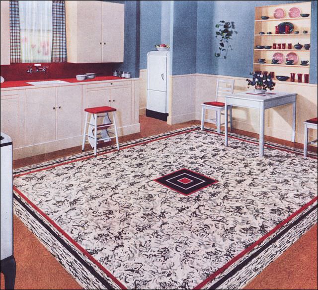 #38 Modern Congoleum kitchen, 1937
