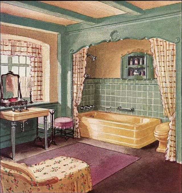 #5 Crane bathroom design, 1930