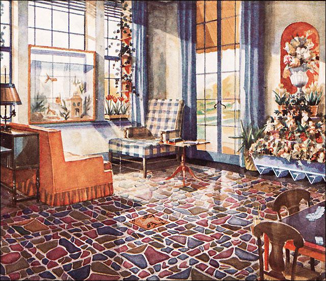 #9 Armstrong sun room design, 1930