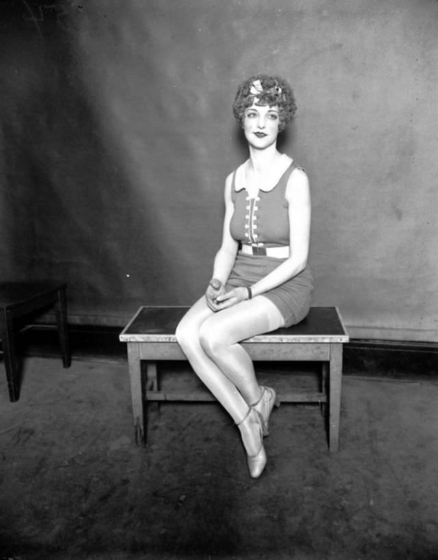 #30 Maebelle Soller at Miss Chicago Contest, 1926