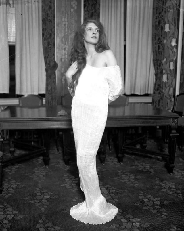 #37 Mrs. Wallace Ford in Dress for Arts Ball, 1927