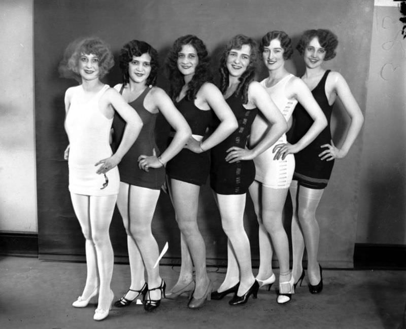 #38 Contestants in Miss Chicago Contest, 1927