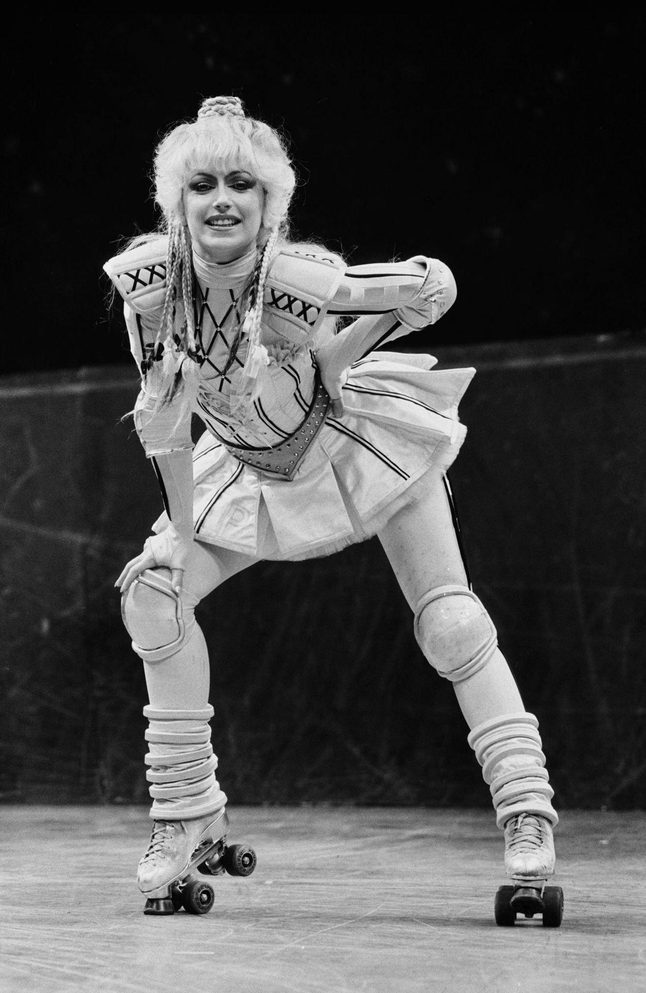 #110 Kim Leeson in ‘Starlight Express’ at Apollo Victoria Theatre, 1984