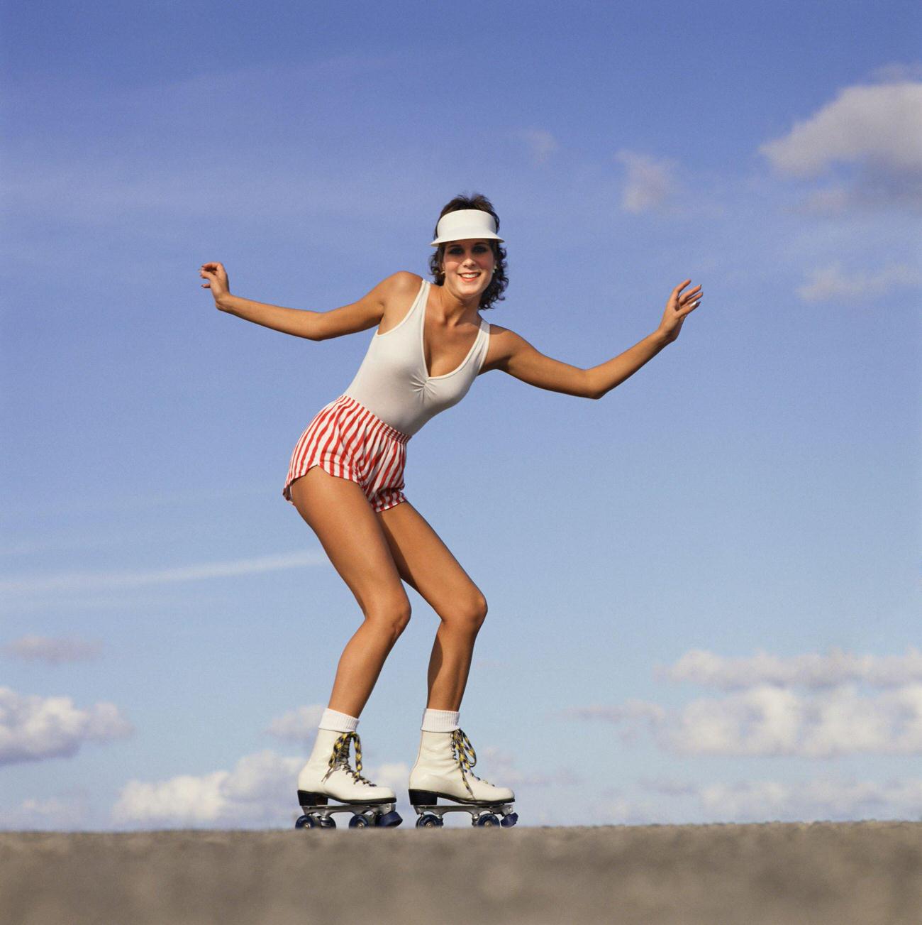 #57 Woman Dancing on Roller Skates