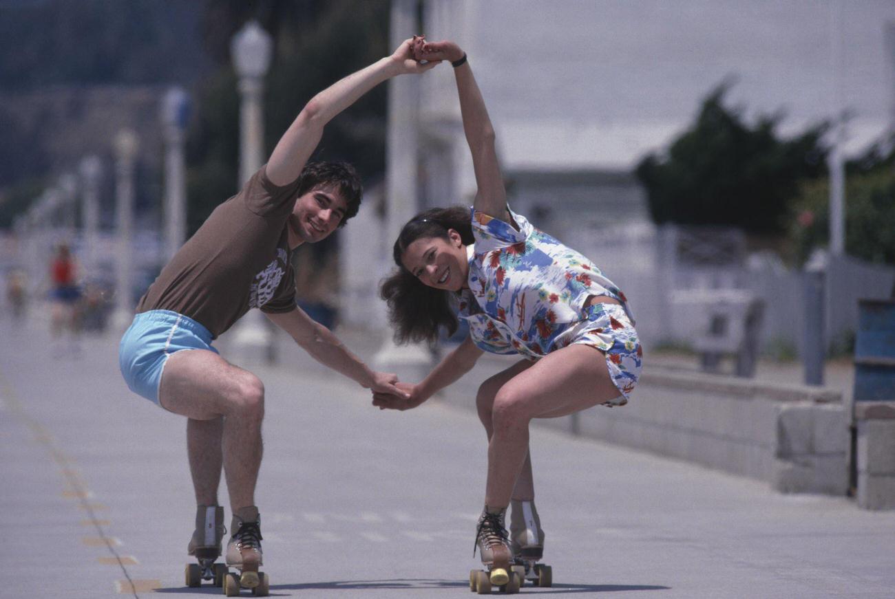 #82 Randy Gardner and Tai Babilonia Try Roller Skating, 1979