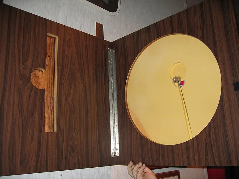 #4 The seal opened exposing the Soviet bugging device, on display at the NSA’s National Cryptologic Museum.
