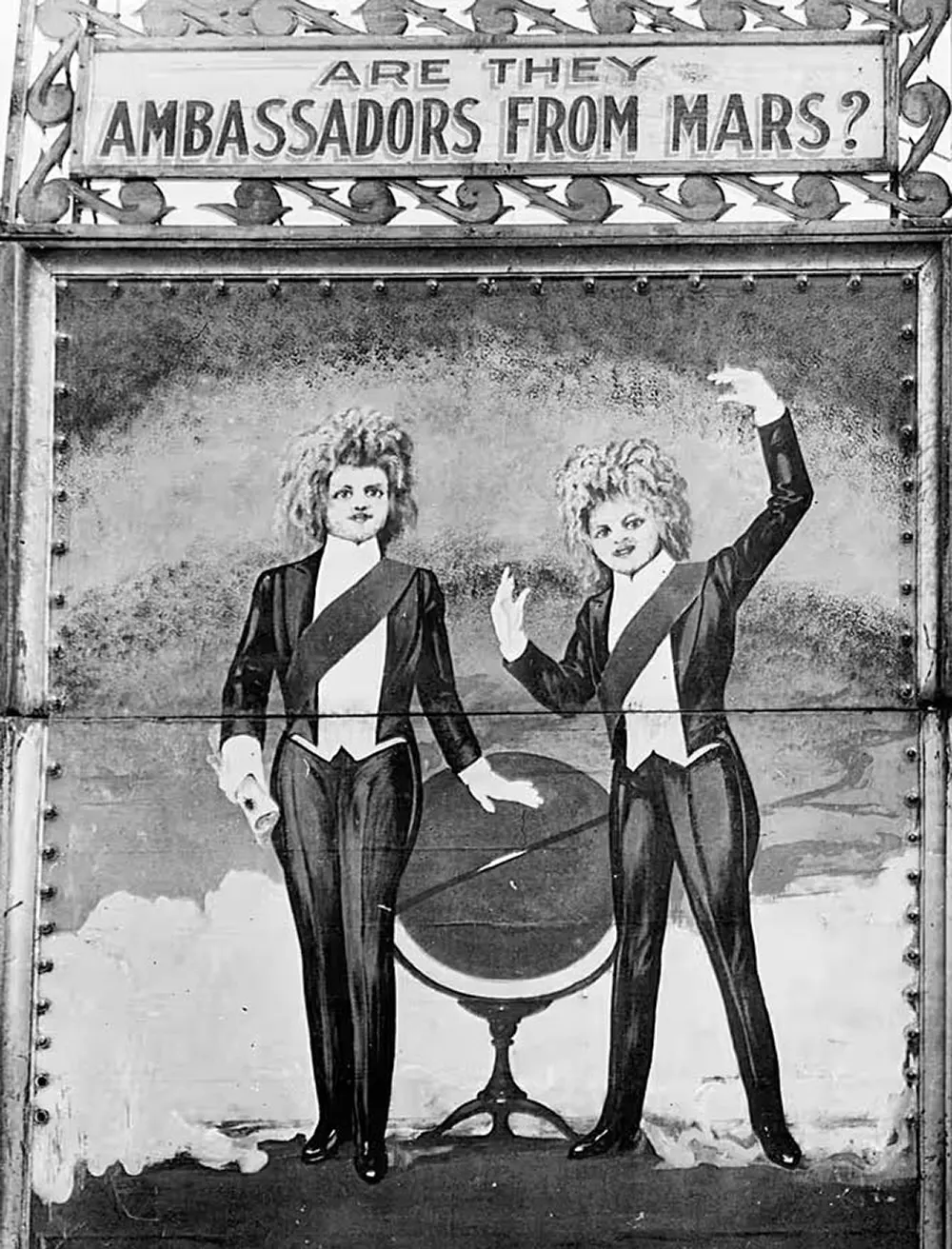 #5 George and Willie were displayed under an array of humiliating names, complete with absurd backgrounds tailored to lure audiences.