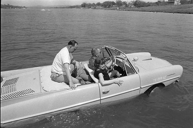 President Johnson’s Amphibious Car Prank, 1965