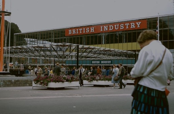 #5 British pavilion at Expo 58, Brussels, August 1958.
