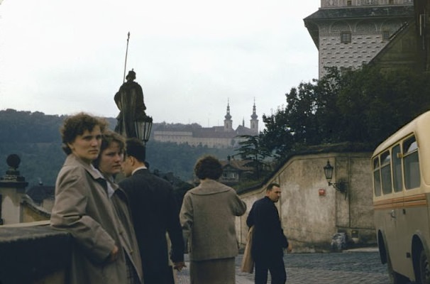 #26 View from Prague Castle, Prague, July 1958.