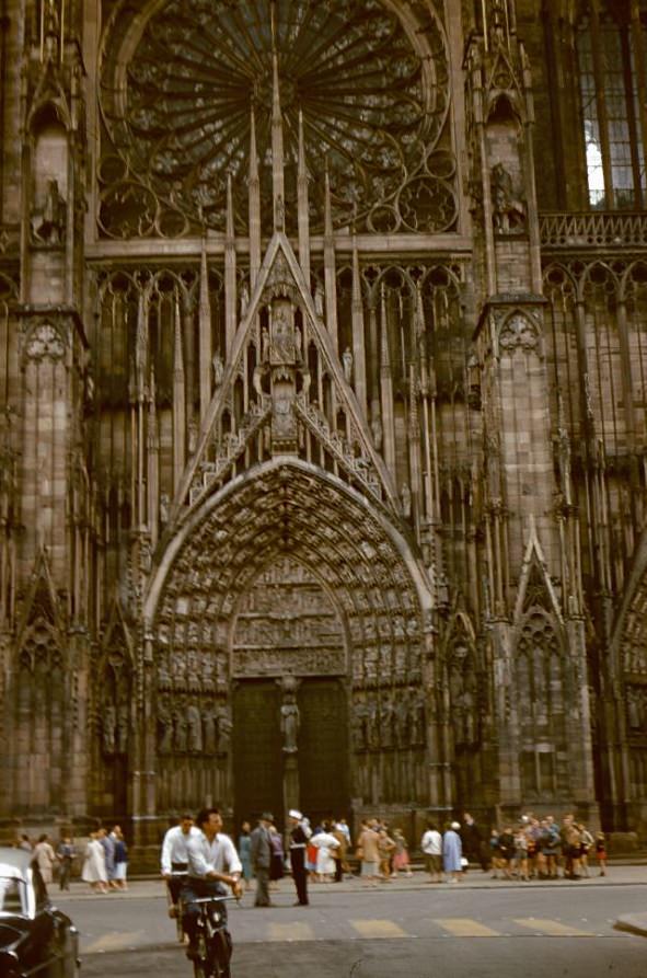 #42 Cathedral in Strasbourg, July 1958.
