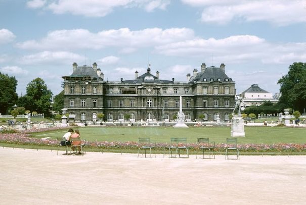 #48 Luxembourg Palace and Gardens, Paris, July 1958.