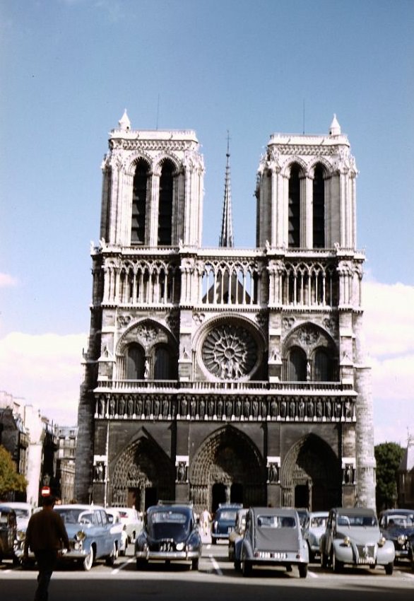 #56 Notre Dame, Paris, July 1958.