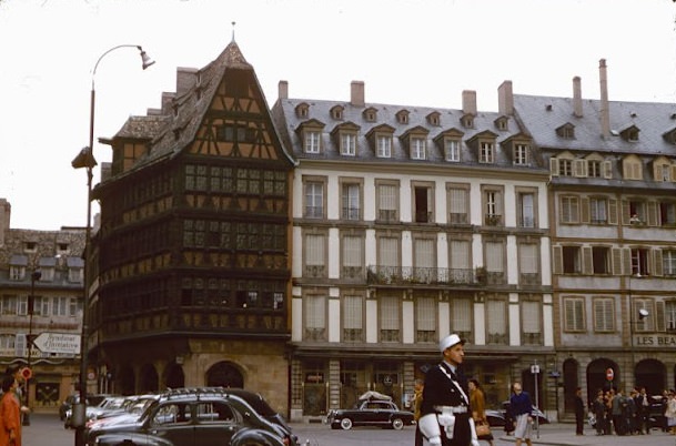 #66 View of Strasbourg, July 1958.