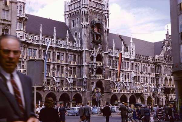 #90 Walter Lamb, Munich town hall, July 1958.