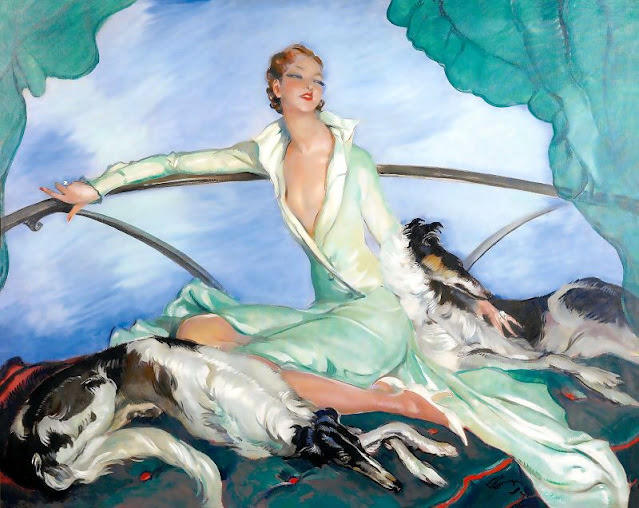#21 La femme aux Lévriers, 1930