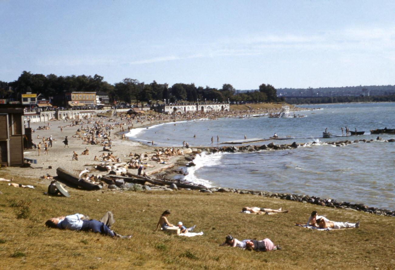 #15 Afternoon scene in Stanley Park, Vancouver, 1941.