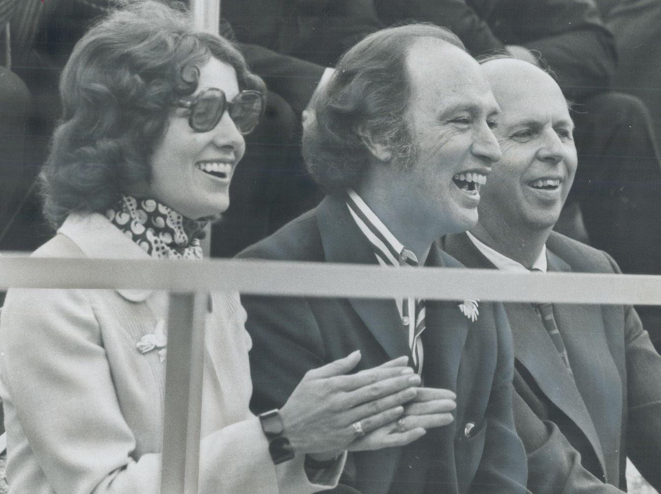 #14 Prime Minister Pierre Trudeau at new whale pool opening, Stanley Park, Vancouver, 1970.