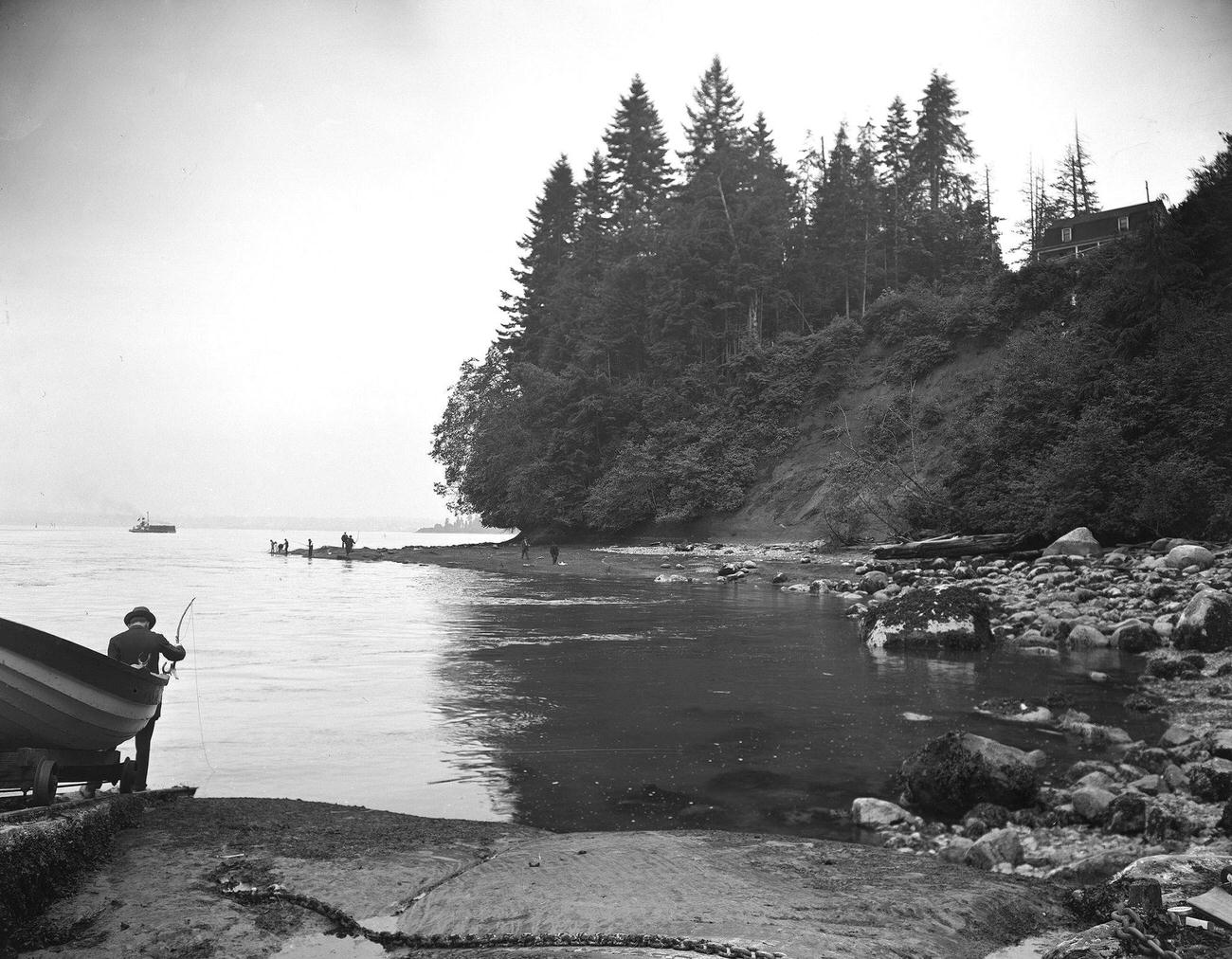 #6 Turn of tide below Prospect Point, Stanley Park, Vancouver, 1912.