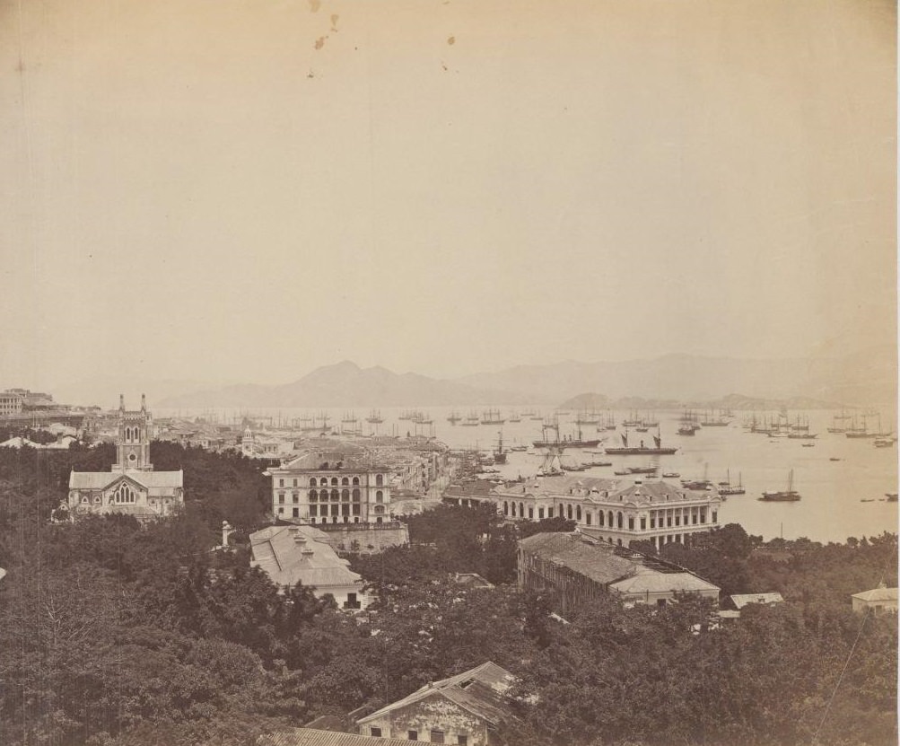#43 Panorama of Hong Kong, 1869
