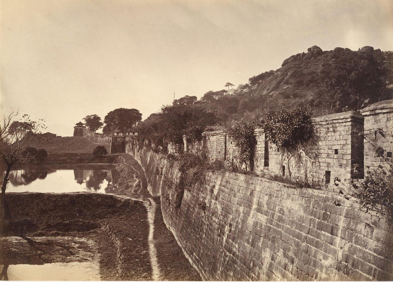 #16 A Portion of the Citywall, Foochow, 1869
