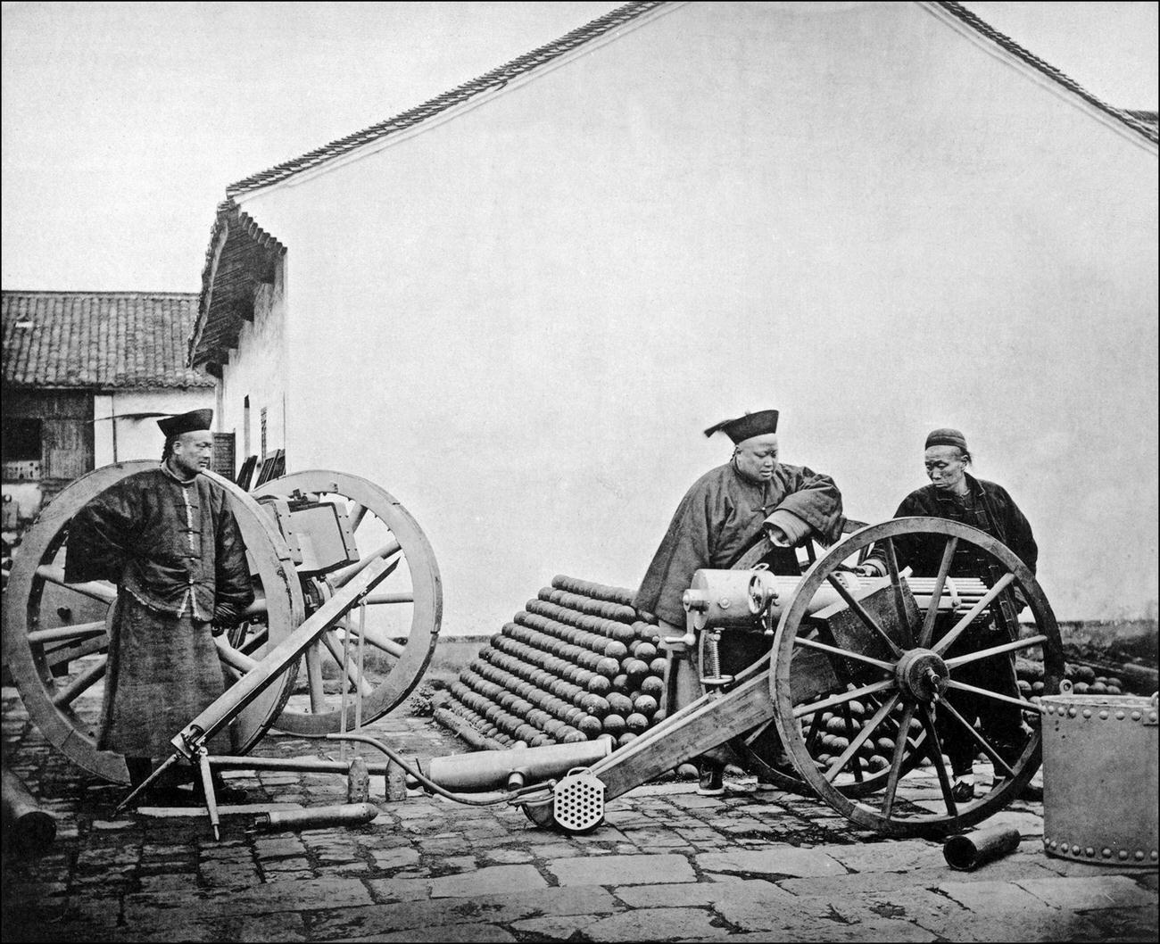 #24 Qing officers at the Nanjing Jinling Arsenal, built in 1865