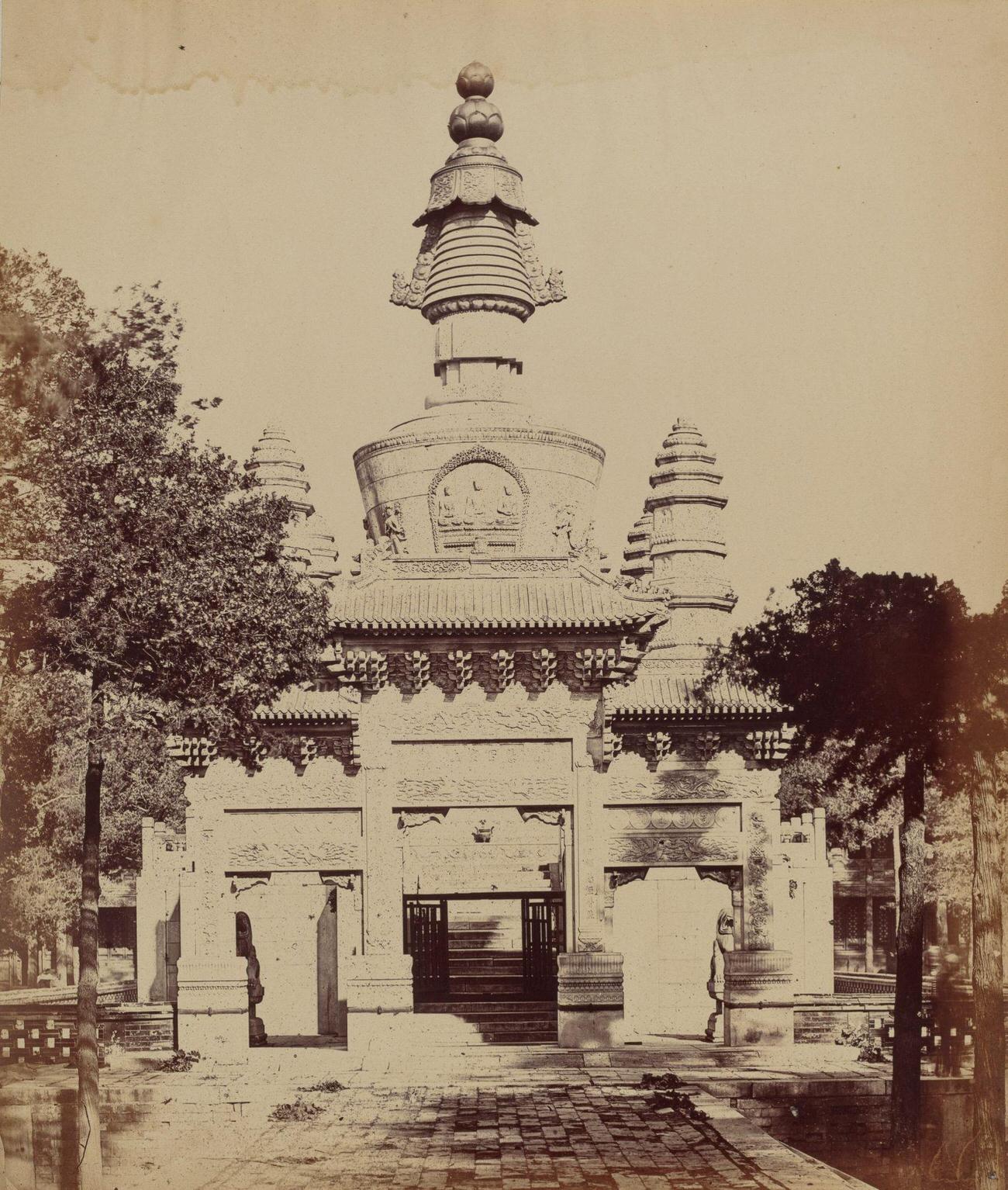 #76 Thibetan Monument in the Lama Temple, Pekin, October 1860