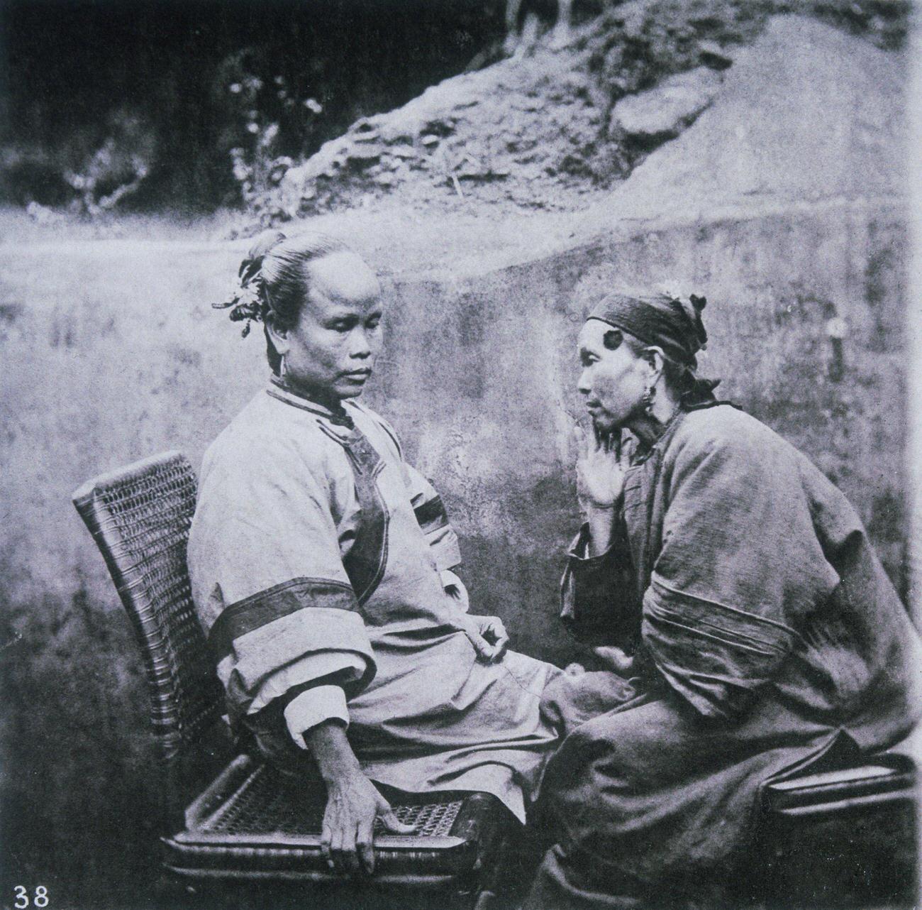 #39 Chinese Nurse Attending Patient, 1874