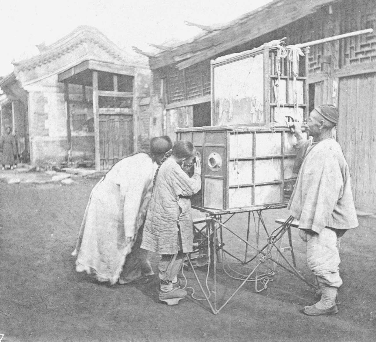 #44 Peep Show in Peking Street, 1870s