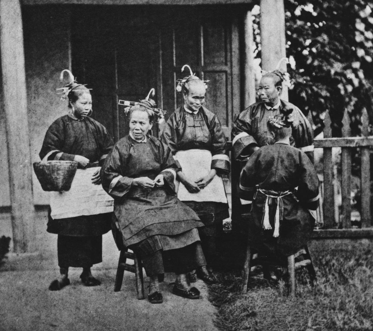 #45 Women Farm Workers, China, 1870s